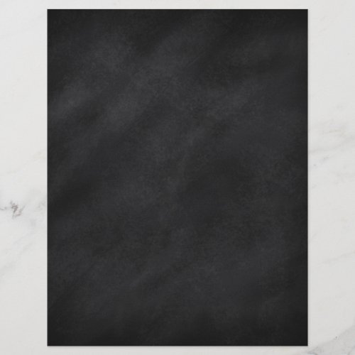 Retro Black Chalkboard Texture Flyer