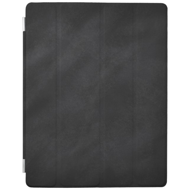 Retro Black Chalkboard Texture iPad Smart Cover (Front)