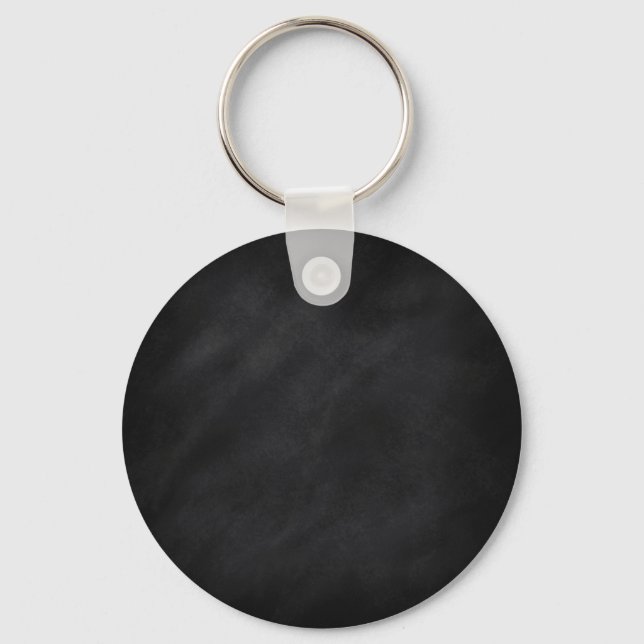 Retro Black Chalkboard Texture Keychain (Front)