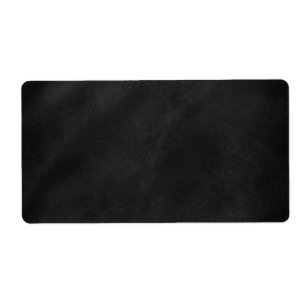 Retro Black Chalkboard Texture Label