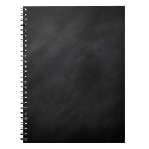 Retro Black Chalkboard Texture Notebook