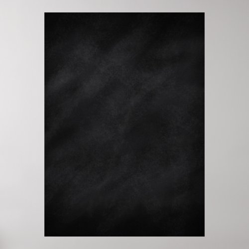 Retro Black Chalkboard Texture Poster