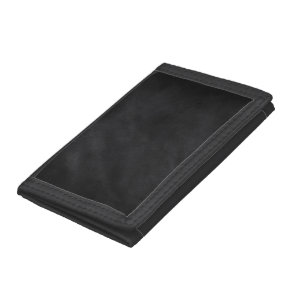 Retro Black Chalkboard Texture Trifold Wallet