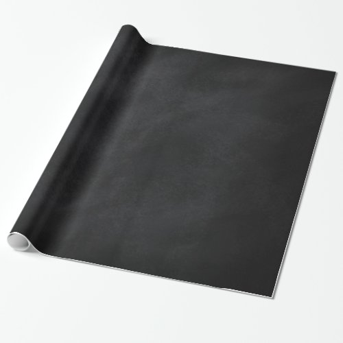 Retro Black Chalkboard Texture Wrapping Paper