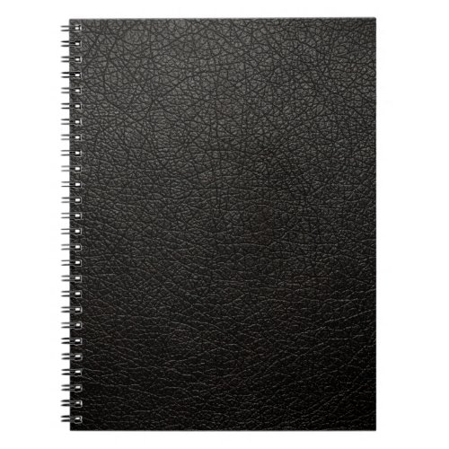 Retro Black Custom Leather Notebook