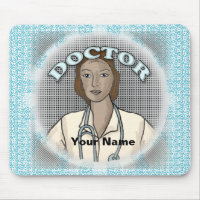 Retro black female doctor