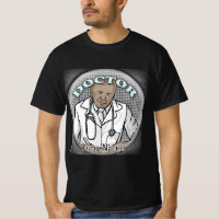 Retro black Male Doctor