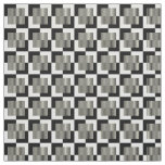 Retro Black &amp; Tan Pattern Fabric