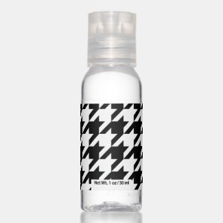 Retro Black White Hounds-tooth Weaving Pattern