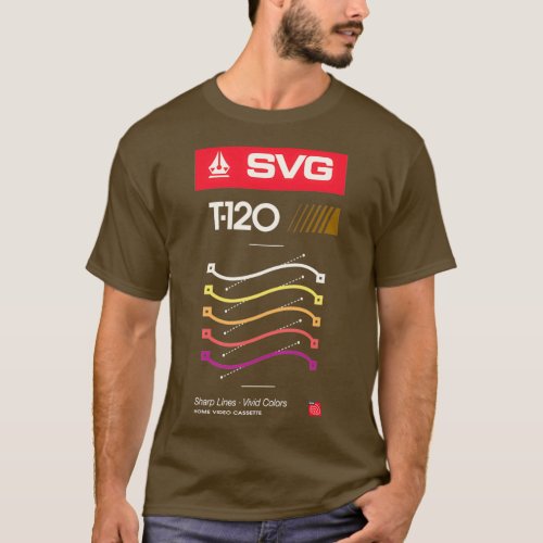 Retro Blank VHS SVG T_Shirt