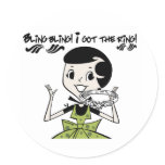 Retro Bling Ring Tshirts and Gifts Classic Round Sticker