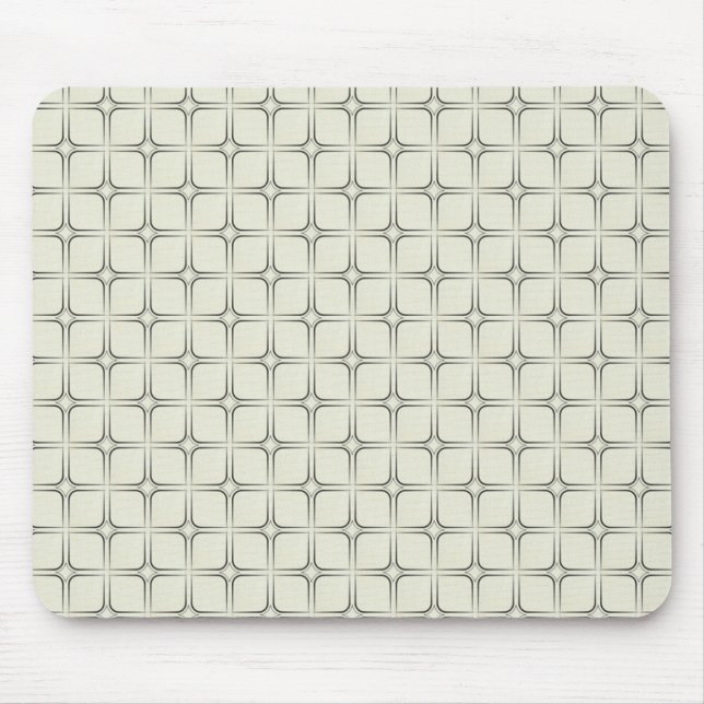 Retro Bliss Mousepad, Ivory Mouse Pad (Front)