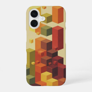 Retro Block Fall iPhone 16 Case
