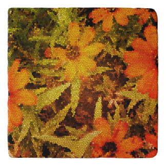 Retro Block Flower Trivet