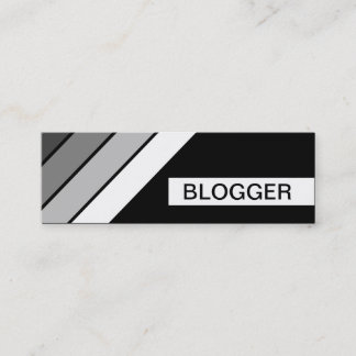 retro BLOGGER Mini Business Card