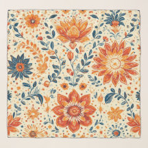Retro Bloom Burst - Scarf