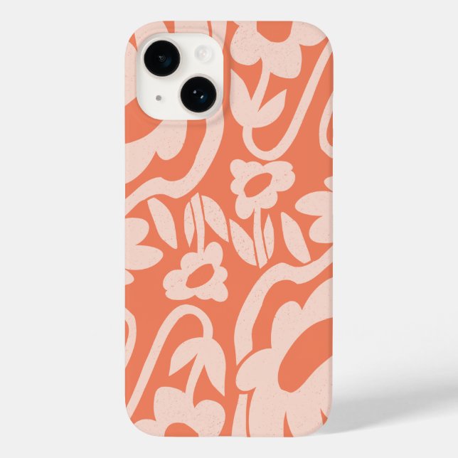 Retro Bloom Case-Mate iPhone Case (Back)