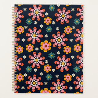 Retro Bloom Harmony Notebook