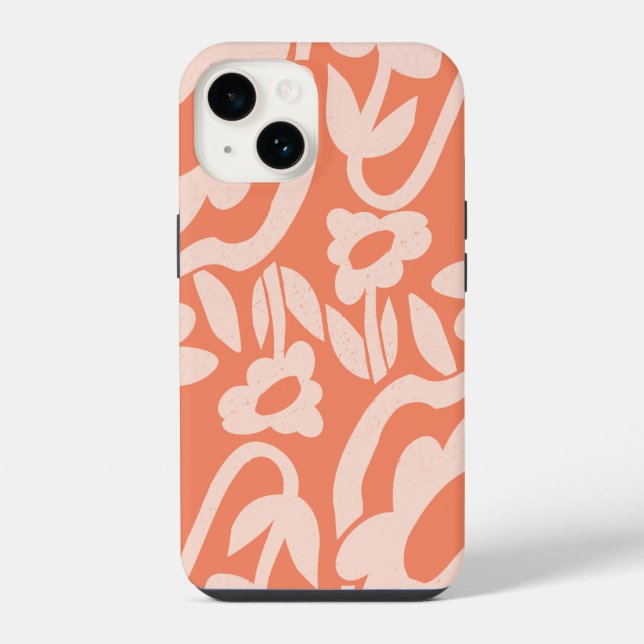 Retro Bloom Iphone Case (Back)