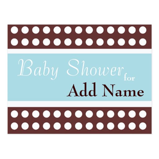 Baby Shower Invitations Brown And Blue 8