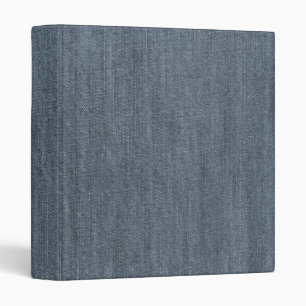 Retro Blue Denim Texture Binder