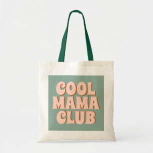 Retro Blue Pink Funny  Mothers Day  Tote Bag