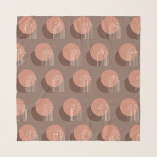 Retro Blush Brun Sunset  Scarf