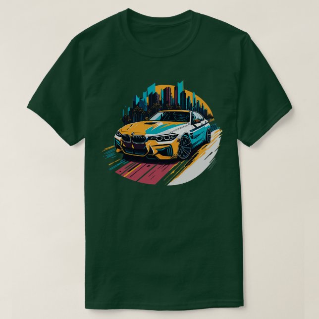 Retro BMW 1 T-Shirt (Design Front)