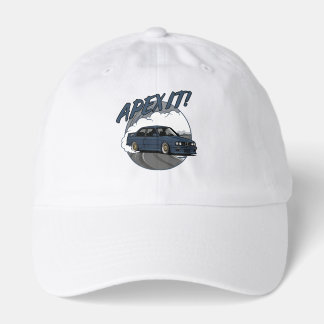 Retro BMW E30 M3 Drifting T-Shirt – "Apex It!" Hat
