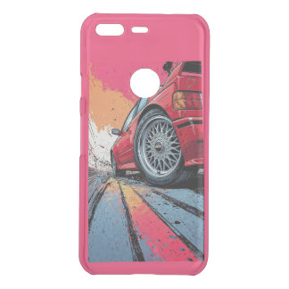 Retro BMW M3 E30 Nurburgring Track Style Uncommon Google Pixel Case