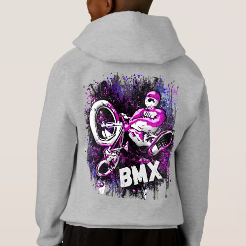 Retro Bmx Bike _ Bmx Trick Jump Hoodie