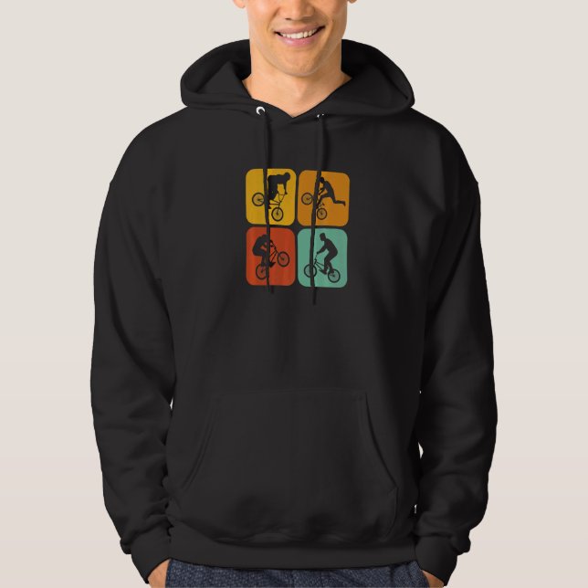 Retro Bmx Bikes I Cycling I Downhill Bike I Bmx Hoodie (Front)