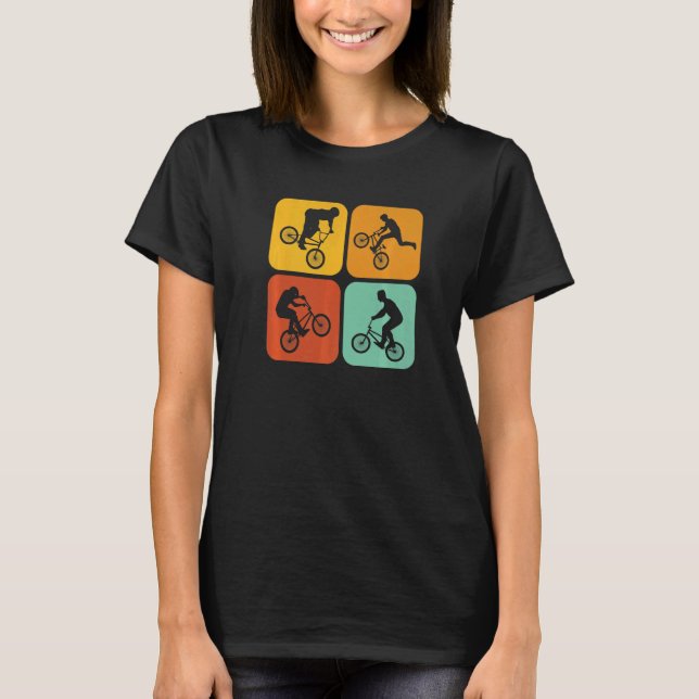 Retro Bmx Bikes I Cycling I Downhill Bike I Bmx T-Shirt (Front)