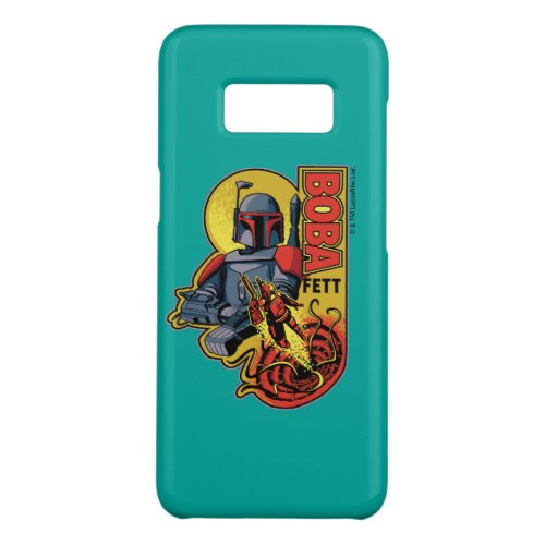 Retro Boba Fett Sarlacc Graphic Badge Case_Mate Samsung Galaxy S8 Case