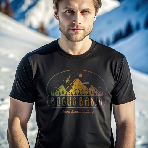 Retro Bogus Basin Ski Adventure is Waiting T_Shirt