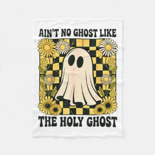 Retro Boho Ain’t No Ghost Like The Holy Ghost, Chr Fleece Blanket