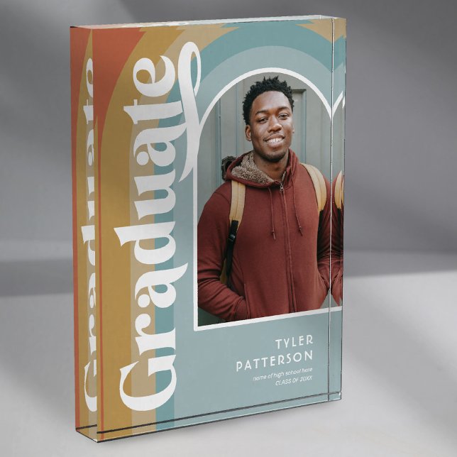 Retro Boho Arch Photo 2025 Graduation (Creator Uploaded)