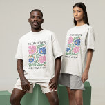 Retro Boho Floral Inspiration Quote T-Shirt<br><div class="desc">Retro Boho Floral Inspiration Quote T-Shirt</div>