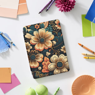 Retro boho flower power  iPad pro cover