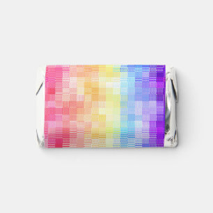 Retro Boho Funky Quirky Xenogender Plaid Pride Hershey's Miniatures