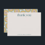 Retro Boho Mandala Floral Pastel Bridal Shower  Thank You Card<br><div class="desc">Retro Boho Mandala Floral Pastel Bridal Shower Custom Thank You Card</div>