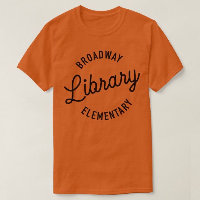 Retro Boho Style Broadway Librarian Funny Reading  T-Shirt (Design Front)