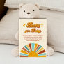 Retro Boho Sun Books for Baby  Enclosure Card