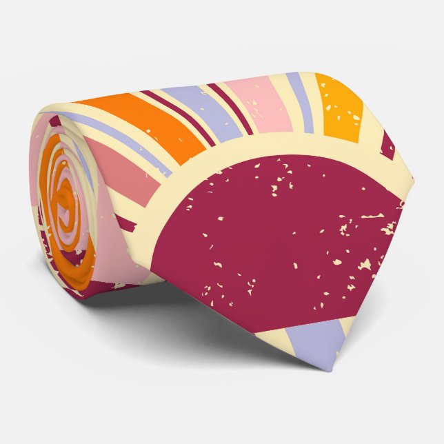 Retro boho sun neck tie (Rolled)