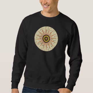 Retro Boho Sunburst Design Sweatshirt