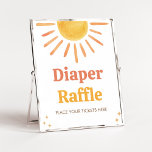 Retro Boho Sunshine Baby Shower Diaper Raffle Poster<br><div class="desc">Make your event special with this Retro Sun Baby Shower with our cute and lovely printable Diaper Raffle Sign featuring adorable Here Comes the Son Baby Shower theme. Download,  personalize,  and create lasting memories with this perfect touch for your joyous celebration!

BS640</div>