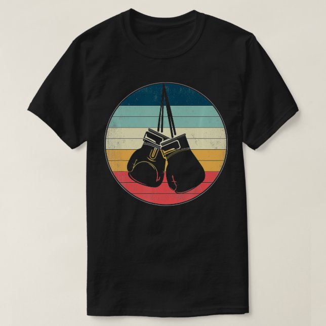 Retro Boing Gloves Fighting Sports Boer Coach Appa T-Shirt (Design Front)