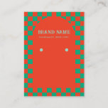 Retro Bold Christmas Earring Display Card