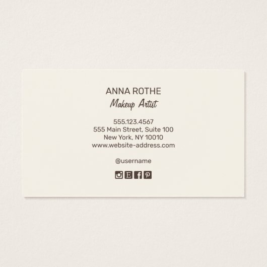 Retro Bombshell Lash Diva Beauty Enhancements Logo (Back)