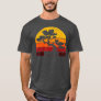 Retro Bonsai Tree Vintage Sunset Bonsai T-Shirt